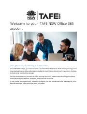 tafe nsw office 365 account.
